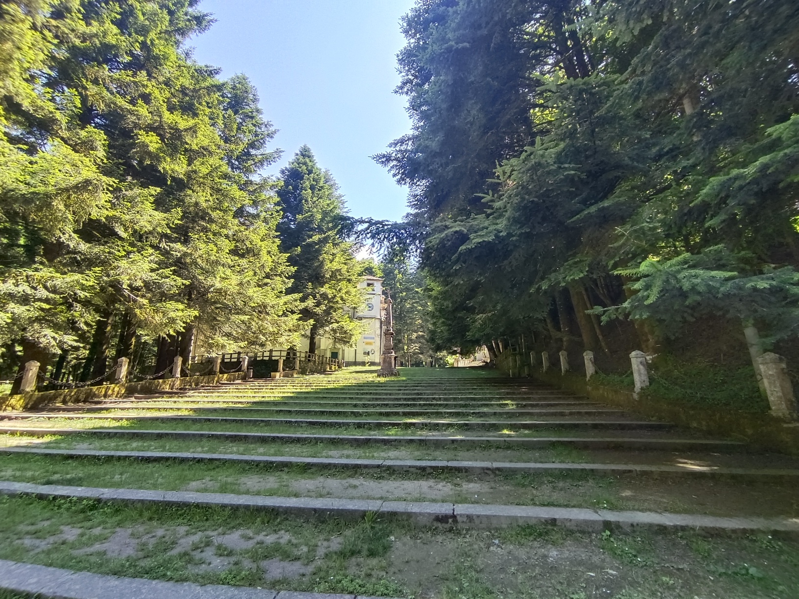 Stairs to the church